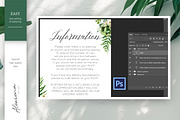 Wedding set - Tropical blossom, an Invitation Template by Alewiena (Thumbnail 14 of 14)