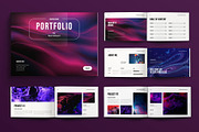 Colorful Portfolio Layout Landscape, a Brochure Template by Seeing-art (Thumbnail 1 of 10)