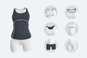 5 Mockups Tank Top and Shorts, a Shirt Mockup by Grow Design Craft Studio (Thumbnail 3 of 6)