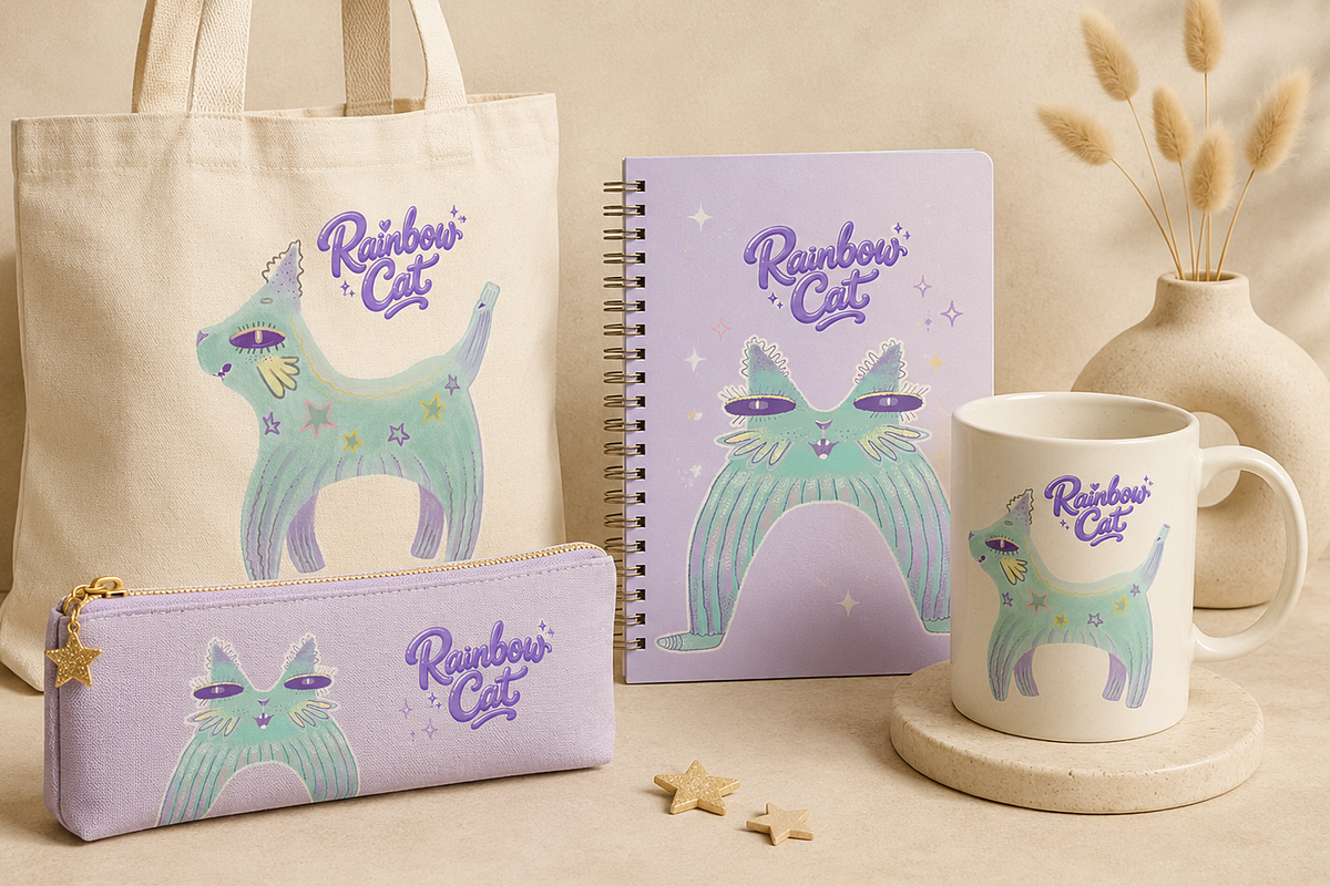 Rainbow Animal Mascot illustrations, an Animal Illustration by FaliushViktoriaArtist (Photo 9 of 10)