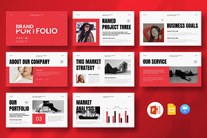 Brand Portfolio Template, a Presentation Template by Pradaxa