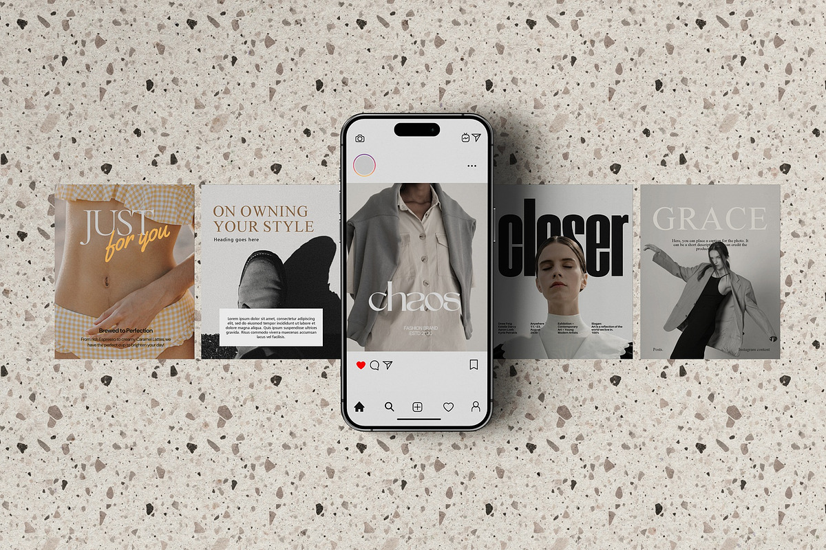 Instagram & Social Post Mockup, a Device Mockup by Tahtagraphic (Photo 16 of 16)
