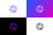 Vertexa Abstract AI & Geometric logo, a Branding & Logo Template by arhabib (Thumbnail 9 of 9)