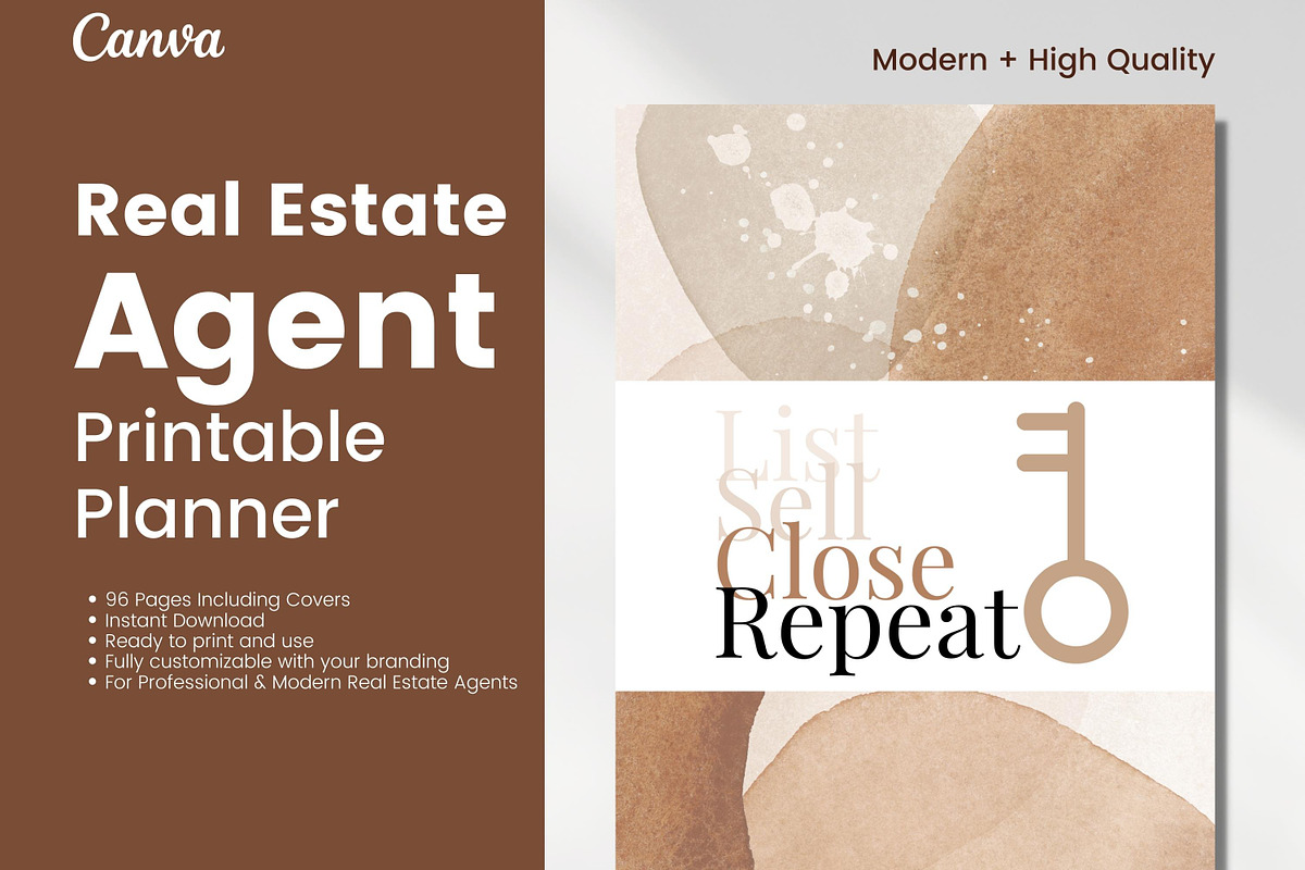 Ultimate Real Estate Planner Canva, a Brochure Template by Modernastic - Canva (Photo 1 of 7)