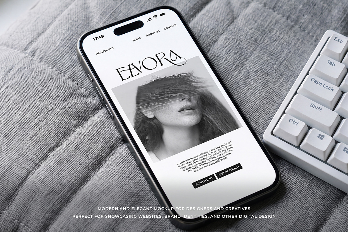 Elvora - iPhone Device Mockup, an iPhone Mockup by Heinzel Std Mockup (Photo 4 of 5)
