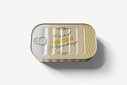 Food Tin Can Mockup, a Packaging Mockup by Indah (Thumbnail 6 of 6)