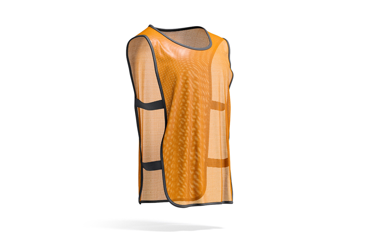 Orange Football Elastic Bib 3D Model, an Object 3D Model by rebrandy (Photo 1 of 9)
