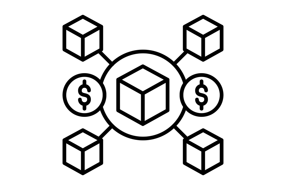 Blockchain Line Icon, an Outline Icon by Pexelpy (Photo 2 of 2)