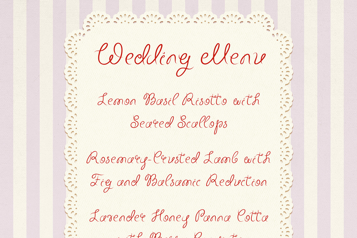 Curly Whimsical Wedding Font, a Handwritten Font by Ayya Studio (Photo 5 of 14)