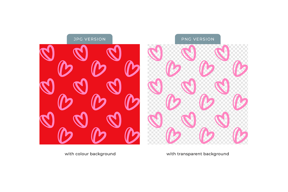 Love Heart Candy Seamless Pattern, a Pattern Graphic by MelanthaGraphics (Photo 2 of 5)