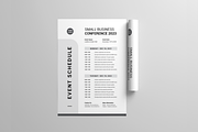 Event Schedule | MS Word & Indesign, a Flyer Template by Leaflove (Thumbnail 4 of 5)