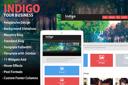 Indigo - Responsive Masonry