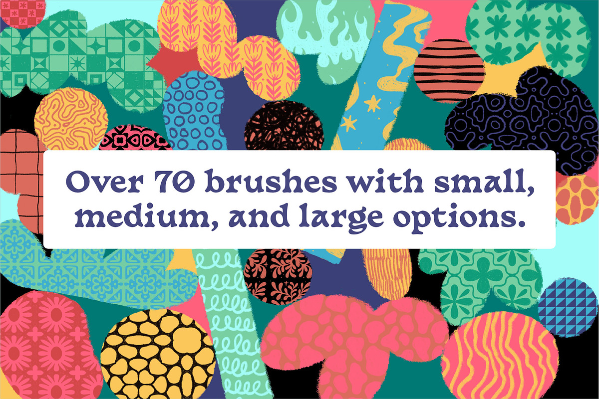Bespoke patterns for Procreate, a Brush Add-On by Good Kid Studio (Photo 3 of 6)