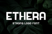 Ethera Bold Logo Font, a Sans Serif Font by Artiveko (Thumbnail 1 of 10)