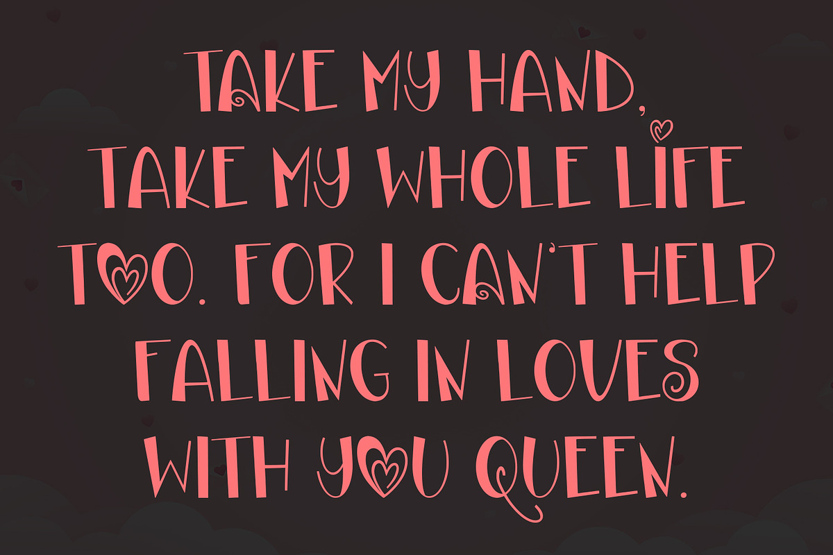 Lulove Display Typeface, a Symbol Font by Maulana Creative (Photo 6 of 7)
