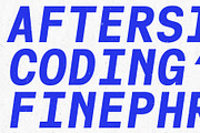 Cx Mono; 12 Fixed Width Fonts, a Sans Serif Font by Eko Bimantara (Thumbnail 8 of 13)