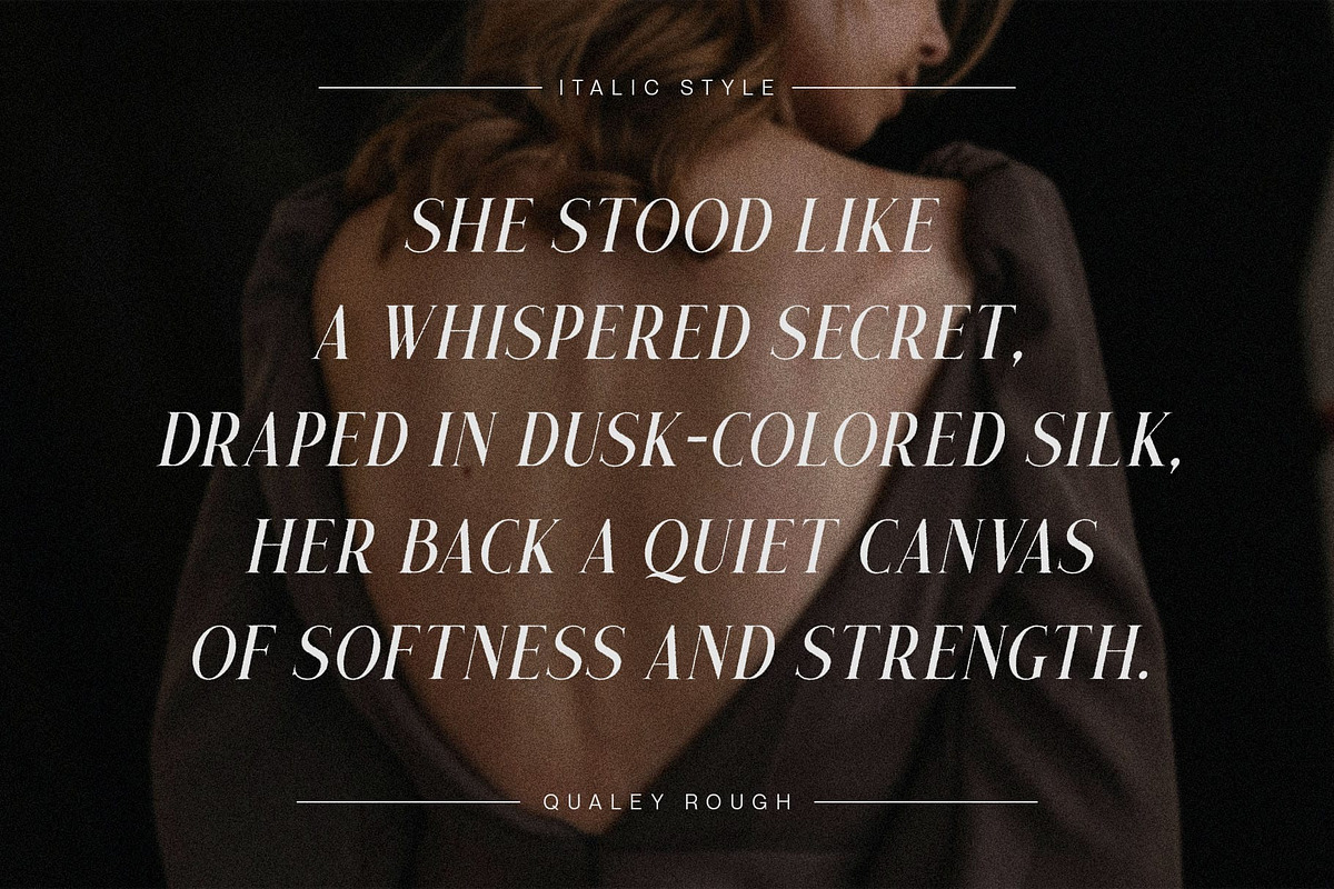 Qualey Rough, a Serif Font by Craft Supply Co. (Photo 3 of 8)