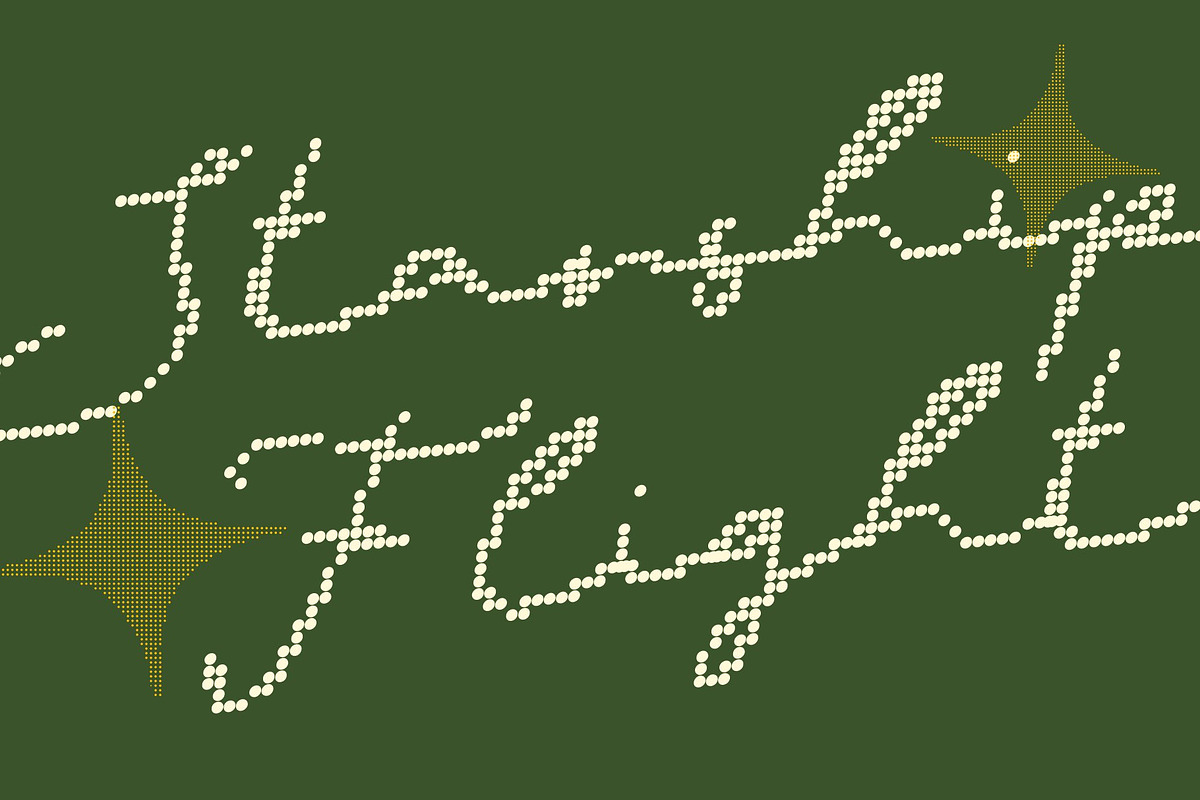 CS Bonjour Disco, a Script Font by Craft Supply Co. (Photo 6 of 8)