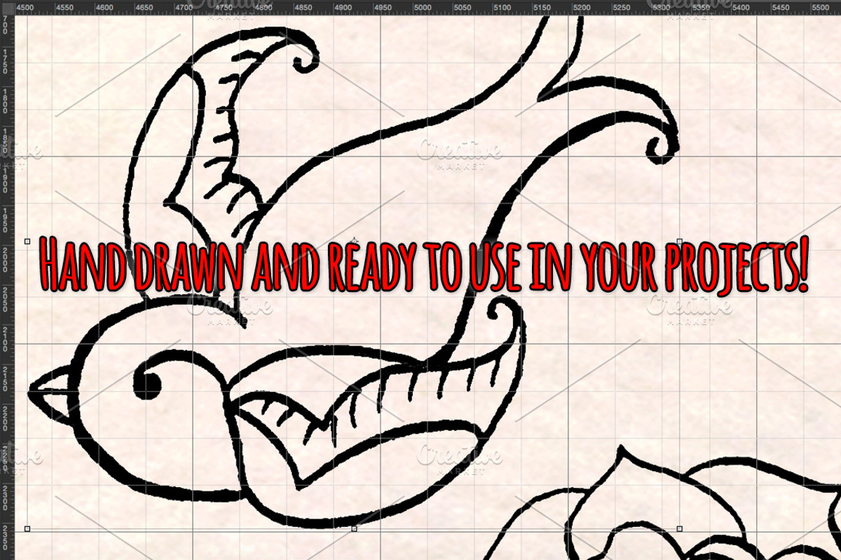 Old School Tattoo Vector Bundle, an Education Illustration by Violet LeBeaux (Photo 4 of 4)
