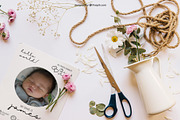 Baby Announcement Card, a Card Template by Cyrah's Collection (Thumbnail 3 of 3)