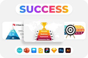 Success Infographic PowerPoint Canva