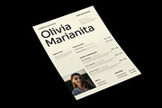 Minimal Resume And Cover Letter, a Resume Template by Neermana (Thumbnail 3 of 5)