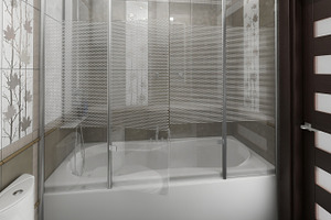 Bathroom minimalist style featuring interior, design, and bathroom
