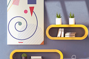 Set of abstract posters cubism style, a Decorative Illustration by Brandianna (Thumbnail 6 of 7)