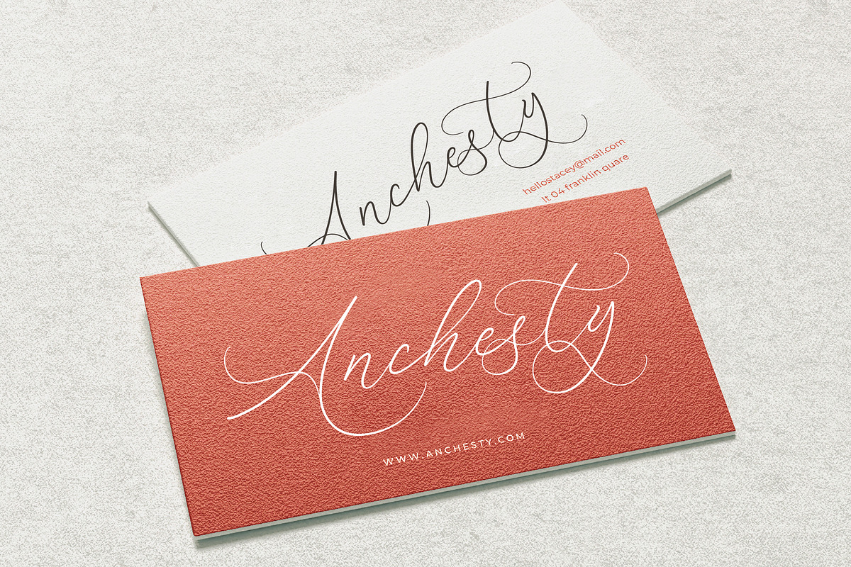 Anchesty Montaine Stylish Font, a Script Font by stylishtype.co (Photo 2 of 20)