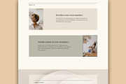 About Page Elementor Template for WP, a Websites & App Template by Eva Cogollos Studio (Thumbnail 3 of 5)