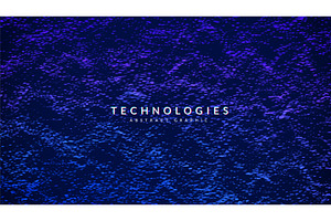 Abstract Wave Pattern With Dot. Blue, an Illustration by Holo Art