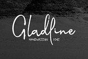 Gladline Script Font, a Script Font by alphadesign (Thumbnail 1 of 8)