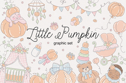 Little Pumpkin graphic bundle