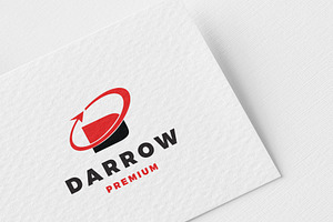 Initial Letter D Arrow Logo Template, a Branding & Logo Template by mesuka