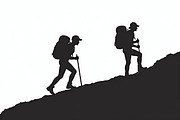 Adventure Trekking Vector Pack, an Illustration by musafir_fashion (Thumbnail 12 of 21)