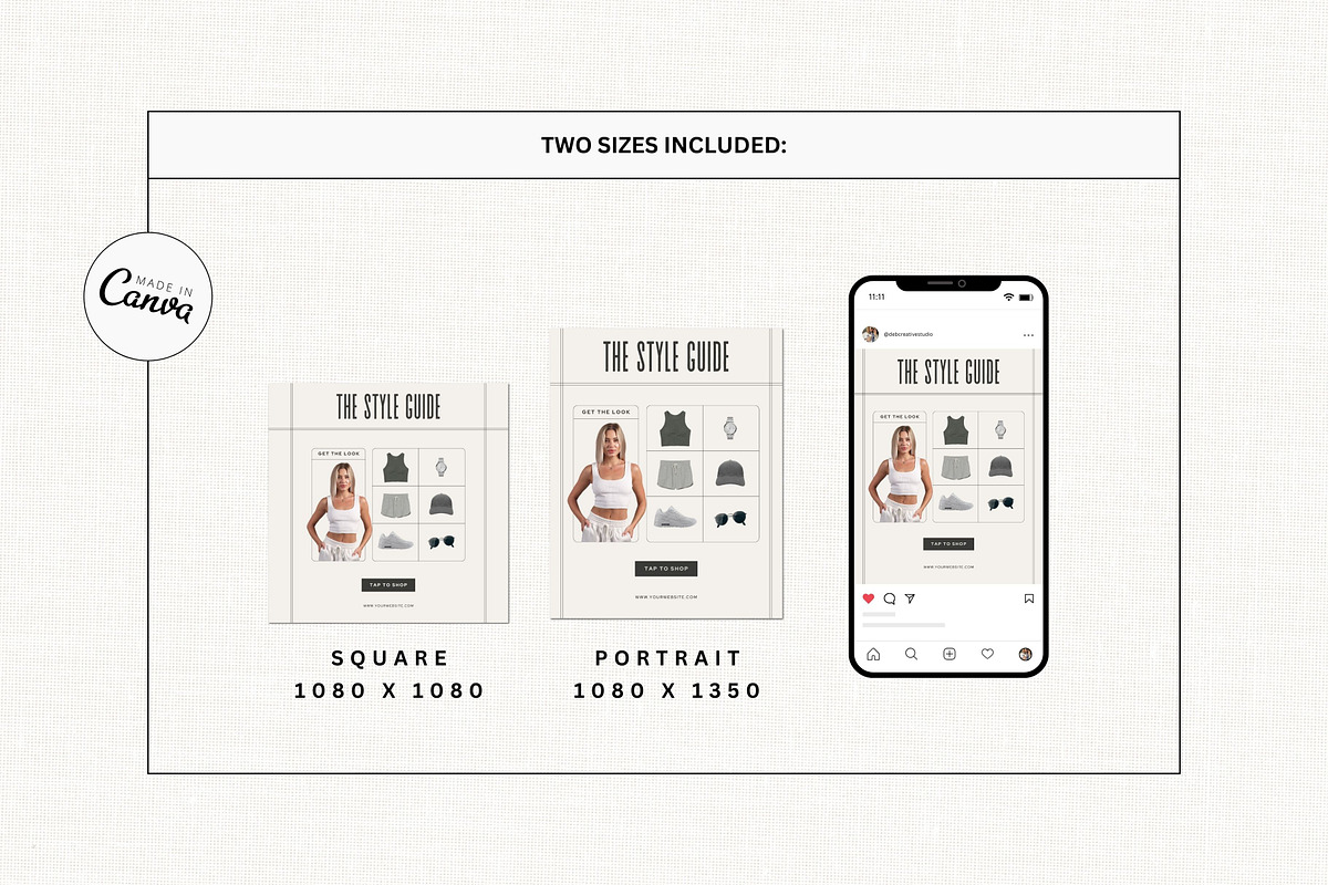 Fashion Blogger LTK Template, a Social Media Template by Deb Creative Studio (Photo 8 of 10)
