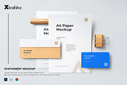 Stationery Mockup, an Advertising Mockup by Xtrahive (Thumbnail 1 of 3)