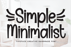 Simple Minimalist Script Font