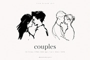 Couples Drawings, a Person Illustration by PeDe Designs (Thumbnail 1 of 6)