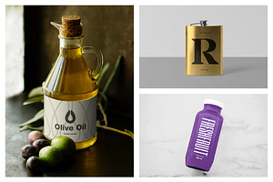 Bottle Packaging Mockups Vol.1