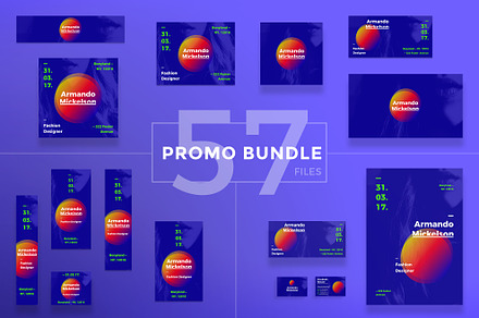 Promo Bundle | Fashion Designer, a Poster Template by Amber Graphics