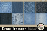 Denim Texture Paper Pack, a Texture Graphic by Clikchic Designs (Thumbnail 2 of 5)