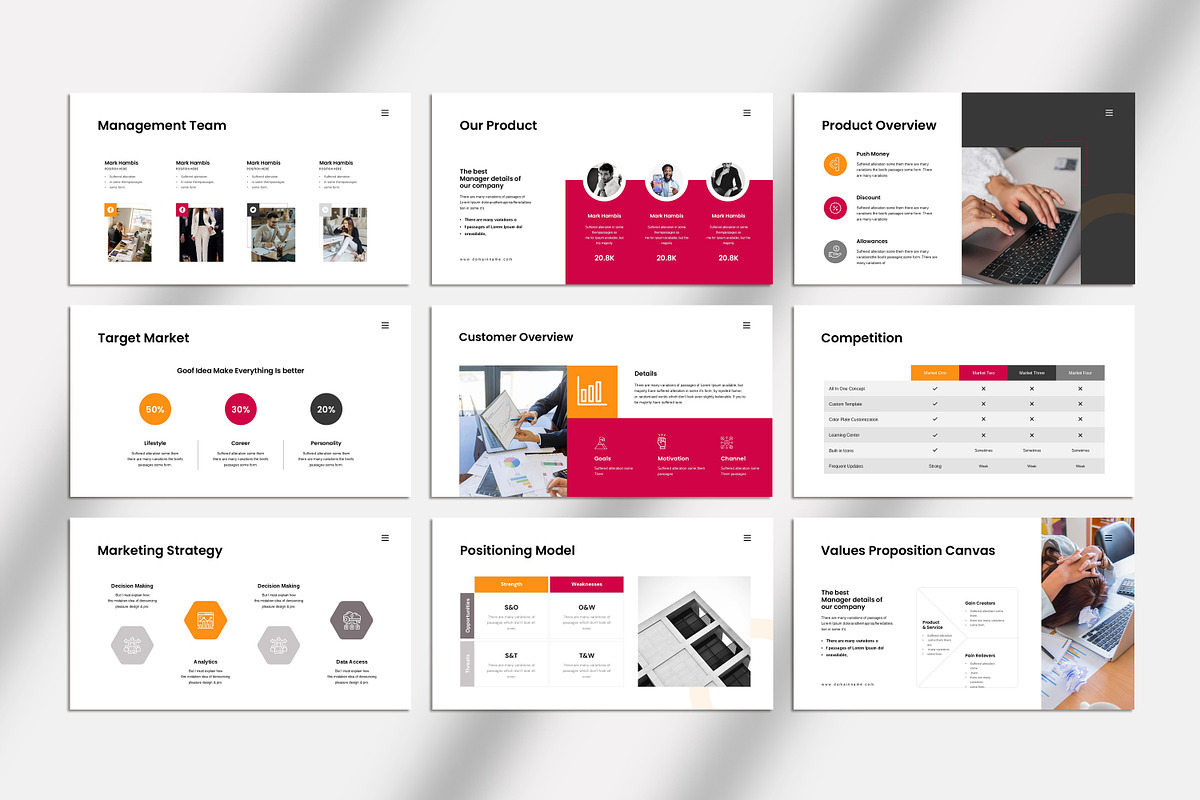 Creative Business Plan Template preview 4