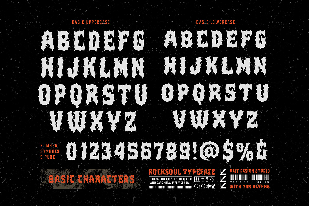 Rocksoul Typeface, a Blackletter Font by alit design (Photo 2 of 17)