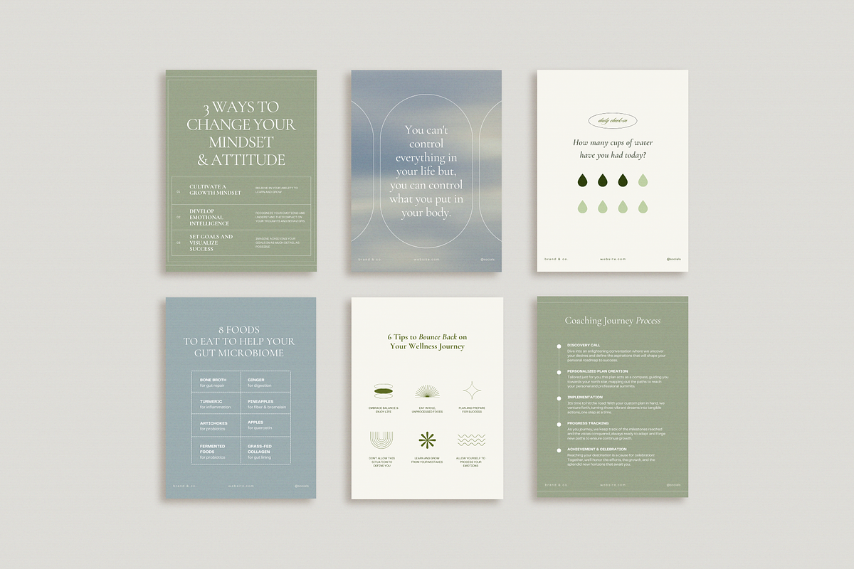 Wellness Social BUNDLE kit|Instagram, a Social Media Template by Esmé Studio (Photo 5 of 8)