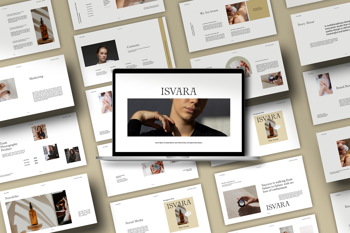 Isvara Google Slide Guidelines, a Presentation Template by Spesifikstd (Photo 1 of 12)