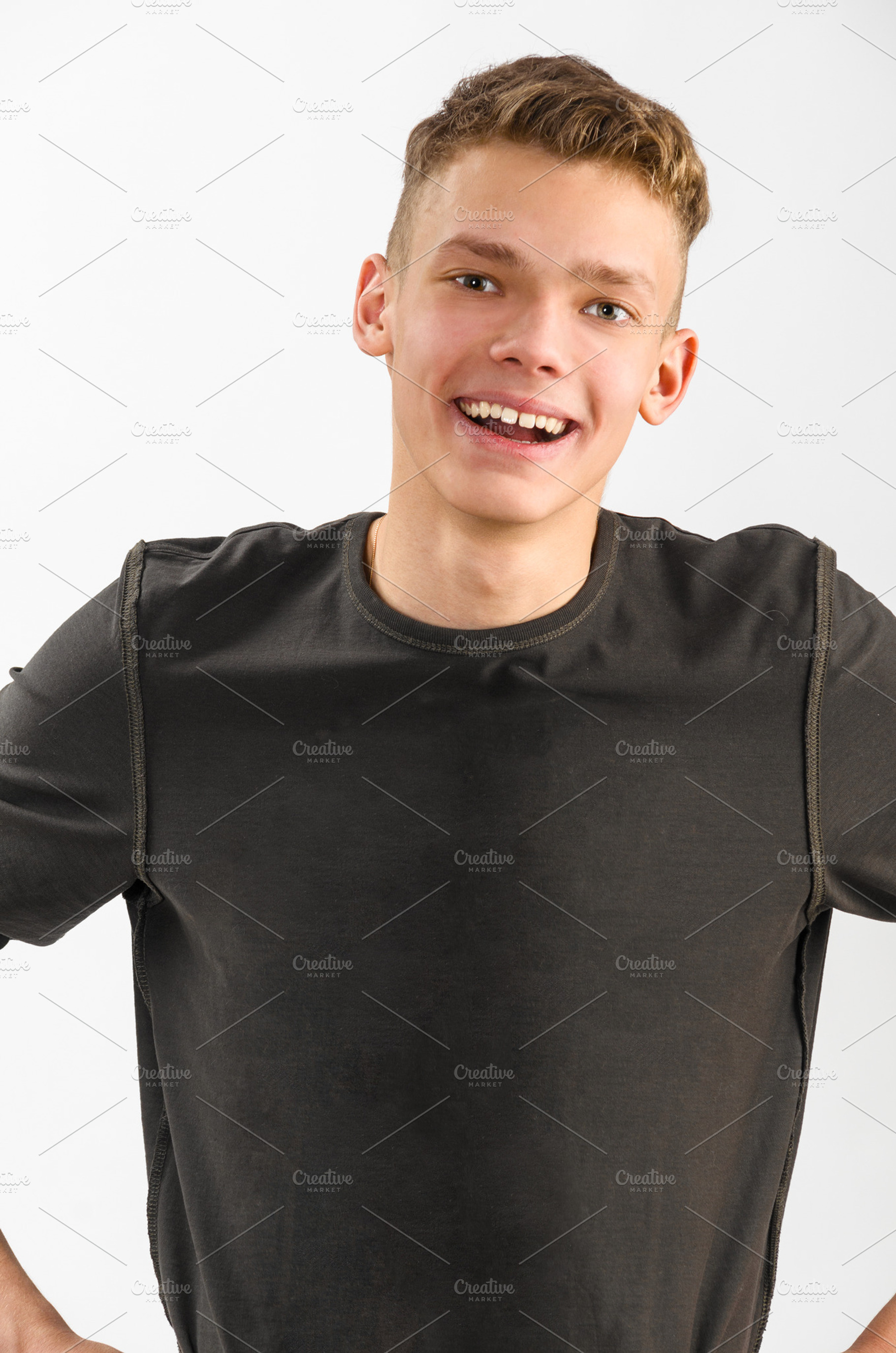 Portrait of a teenager stock photo containing attractive and candid, a Person Photo by sergeypeterman