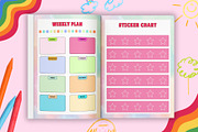 2026 Kids Chore Charts, a Stationery Template by Designmela01 (Thumbnail 7 of 8)