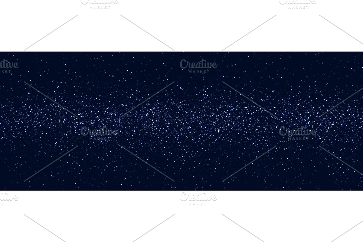 Space stars background. Light night sky vector, a Texture Illustration by Modern vector