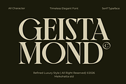 Geista Mond – Luxury Elegant Serif, a Serif Font by MaikoHatta (Thumbnail 1 of 8)